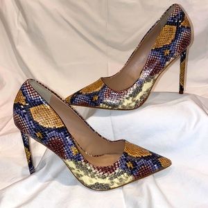 Steve Madden Snakeskin Heels